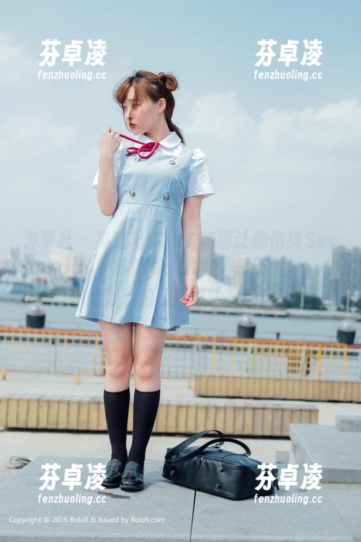 波萝社 - 高清马尔代夫套图让柳侑绮Sevenbaby经典演绎：我在海里不游泳，只是为了拍最好看的侧脸！